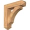 Ekena Millwork Imperial Arts and Crafts Smooth Bracket w/ Offset Brace, Western Red Cedar, 7 1/2"W x 30"D x 30"H BKT0806X30X30IMP03SWR - alternate 1